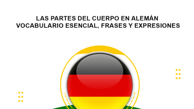 Las partes del cuerpo en alemán vocabulario esencial, frases y expresiones